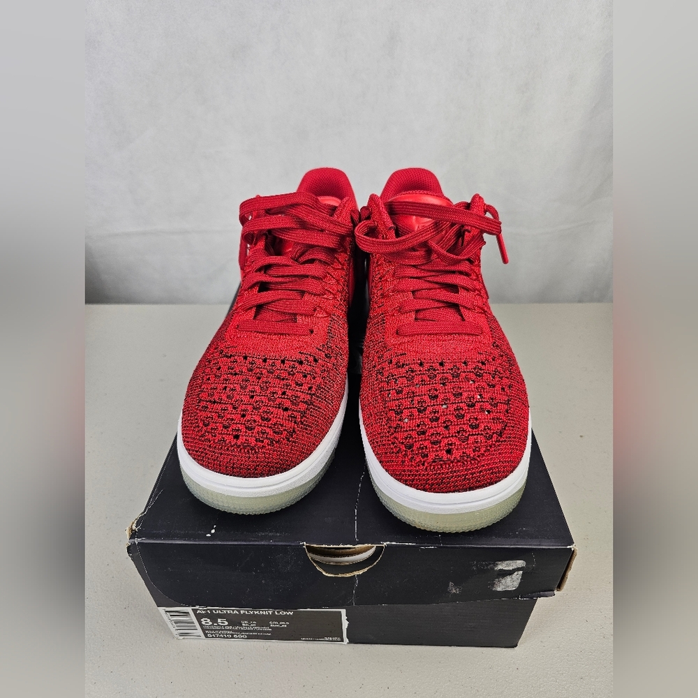 Size 8.5- Nike Air Force 1 Ultra Flyknit Mid University Red